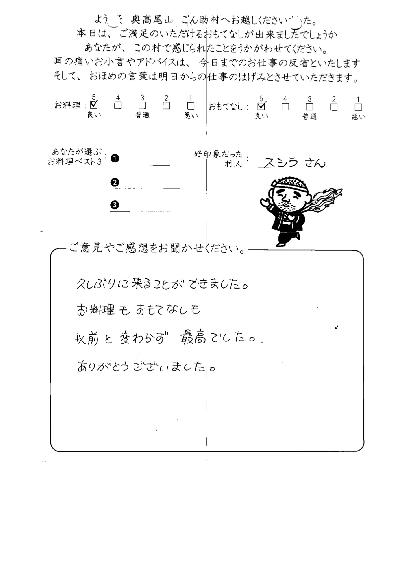 ごん助お客様の声